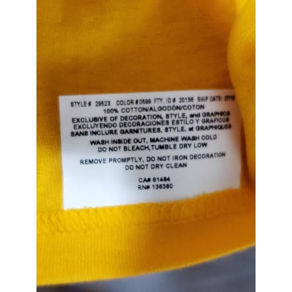 NWT-Majestic Los Angeles Lakers Men’s T-Shirt – Gold – Size XL - Picture 8 of 12